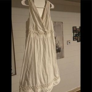 White detailed sundress